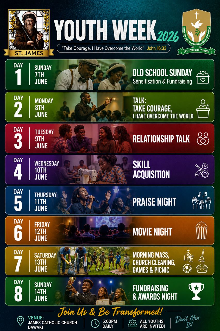Youth Week 2026 programme schedule
